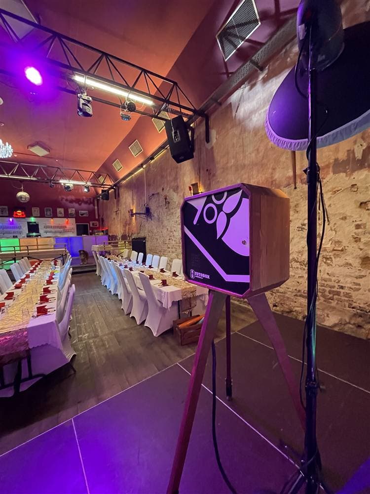 Fotobox Amberg im Einsatz auf einer Feier